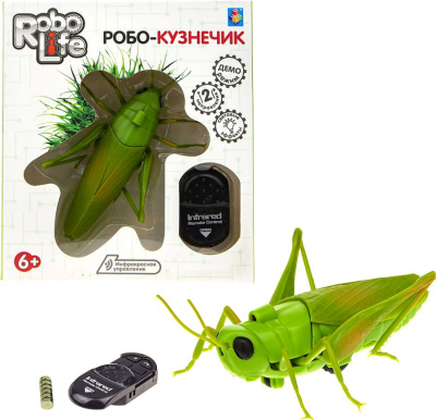 Игрушка RoboLife Робо Кузнечик 1toy Т21011